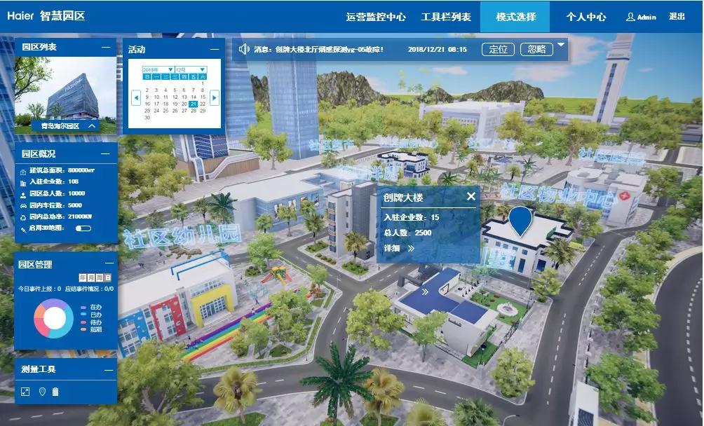 智慧园区综合管理平台_黑马_-站酷zcool